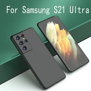 TEMU 삼성 갤럭시 S21 울트라 또는 S21 5G 슬림 소프트 매트 폰 커버