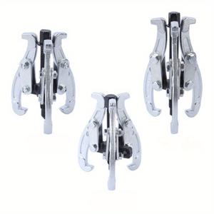 TEMU 3pcs 탄소강 베어링 풀러 세트, 3-암 트리플 클로 디자인, 75/100/150mm, 안전하고 효율적인 베어링 제거를 위한 조절 가능한 스레드 로드 포함.