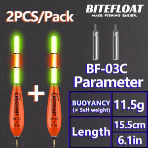 TEMU 2pcs 낚시 발광 전자 플롯 낮과 밤 듀얼 사용 두꺼운 플롯 높은 투과율 LED 라이트 스틱 대형 플로티비티 5g-18g 짧은 스타일로 긴 거리 캐스팅에 CR425 사용