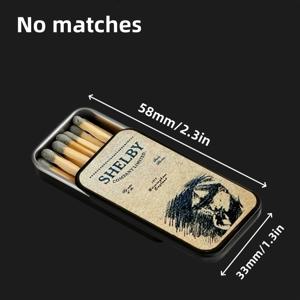 TEMU 2개 세트 빈티지 - 앤티크 담배 케이스 포함, 내구성 강한 철제 제작, 캠핑용 휴대용 , 홈 바, 맨케이브 장식용 - 레트로 매치 홀더, 전기 불필요 - 생일, 발렌타인데이, 아버지의 날 선물 추천 - 수집품으로도 완벽