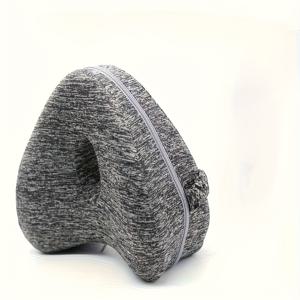 TEMU 2가지 색상이 있는 에르고노믹한 무릎 베개, 미끄럼 방지 탄성 밴드, 편안한 수면을 위한 부드러운 원단 재질, 관절 완화 및 자세 지원 - 수면, 휴식 및 여행에 적합