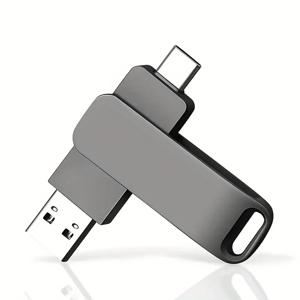 TEMU 새로운 USB 2.0 TYPE C OTG 펜 드라이브, 128GB / 64GB / 32GB / 16GB / 512MB 고속 메모리 스틱 2-in-1
