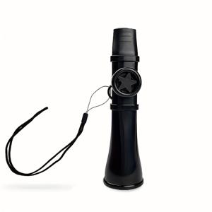 TEMU 카주 더블톤 짧은 플루트 - 휴대용 플라스틱 입 하모니카, 2 버튼 학습-재생 가이드, 재미있는 디자인 및 비정상적인 공연, 초보자, 여행, 음악적 표현 - 내구성 있는 검정/흰색, 음악 학습, 초보자 악기, 현대 스타일, 쉽게 재생