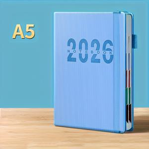 TEMU 365일 달력 로그: 자기관리 체크인, 시간 관리, 일간 플래너, 1페이지 당 365일 계획, 사무용, 400페이지, 시각적 정리 | 쉽게 지워지는 종이