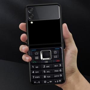 TEMU 삼성 갤럭시 ZFLIP7, Zflip 5G, 그리고 Z Flip 모델 3, 4, 6, 7, 5에 적합한 빈티지 스타일 폰 케이스, 내구성 있는 하드 백으로 제작