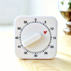 TEMU 기계식 60분 주방 타이머 - 배터리 불필요, 내구성 ABS 플라스틱과 선명한 미닛 표시와 빨간색 바늘로 조리·베이킹·물끓기 등에 적합 | 컴팩트 주방용 타이머 | 기계식 타이머, 주방 클록, Easyread Dial, 튼튼한 제작, 오래가는 소재, 홈쿡을 위한