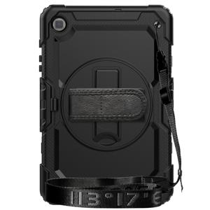 TEMU 에이치케이 S8/S7/S7 FE S8 플러스/울트라/S6 라이트 펜슬 홀더 + 내구성 강화 풀바디 충격방지 보호 케이스, 회전 스탠드 및 핸드/어깨끈 포함