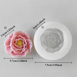 TEMU 3D 카네이션 꽃 실리콘 몰드 DIY 자체 제작 꽃 캔들 비누 석고 수지 공예 시멘트 몰드 핸드메이드 캔들 만들기 용품 홈 결혼식 축제 선물