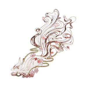 TEMU 꽃무늬가 있는 우아한 9개의 꼬리 여우 책표지 - 짐은 합금, 세련된 디자인, 클래식 및 현대적인 책을 위한 완벽한 책표지, 독서용 책표지