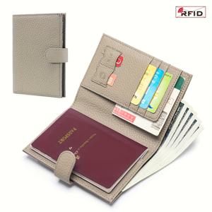 TEMU 6가지 스타일 제공 여성용 여권 홀더 | RFID 차단 스냅 클로저 이중 지갑 | 다기능 여행 정리함 | 슬림하고 세련된 디자인, 현금 및 신용카드 슬롯, 동전 포켓, SIM 카드 슬롯 포함 | 내구성 있는 폴리에스터 안감 | 안전한 지퍼 수납공간