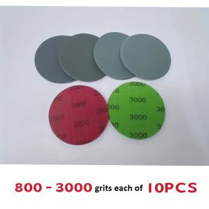 TEMU 60개입 3인치 방수 사포 세트, 자동차 연마 및 가공용 800~3000 그릿 실리콘카바이드 사포, DIY 프로젝트에 적합한 다목적 수정지, 고품질 내구성 있는 연마지 사포