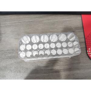 TEMU 1개 투명 아크릴 네일 아트 & 메이크업 브러쉬 정리함 - 26홀 디자인, 내구성 있는 클리어 아크릴 데스크탑 보관용 네일 테크니션, 뷰티 애호가 및 여성용 | 홈, 살롱, 크리스마스, 새해, 생일 선물에 이상적, 슬림한 디자인, 견고한 구조, 홈 오거나이저