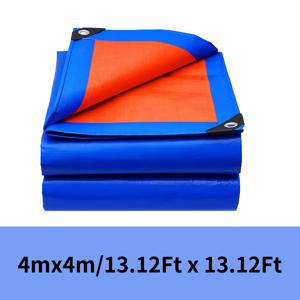 TEMU 1개, 다중 사이즈 강력한 방수 타르펠, PE 소재, 모든 날씨 보호, 강화된 그로메트 및 엣지, 자외선 및 얼음 방지, 야외 캠핑, 자동차, 지붕 정원, 천막에 적합