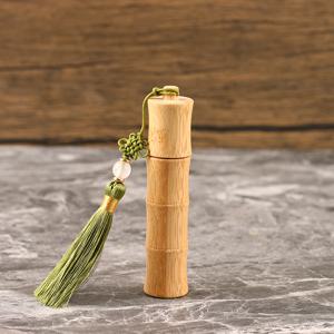 TEMU 10Ml 자연.bamboo 에센셜 오일 롤온 병 - 태슬 빈 유리 병 - 향수 병 향수 보관용 - 향수 없음