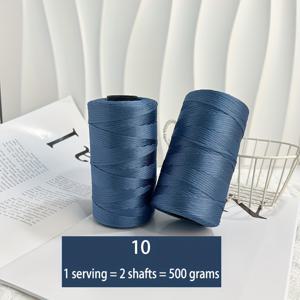 TEMU 손으로 뜨는 가방, 모자, 쿠션, 슬리퍼 및 기타 니트 공예에 적합한 대형 무게 500g 평면 아이스 슬라이키 파이버 원사