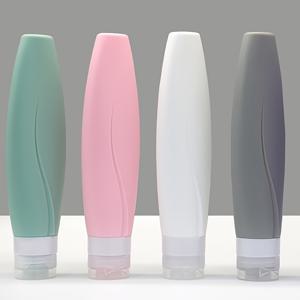 TEMU 샴푸 컨디셔너용 누수 방지 리필 가능한 여행 용기 150ml, BPA 프리 여행 액세서리 세트 (화장품 가방 포함) 4팩