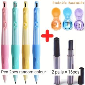 TEMU 2.0mm 블랙 기계적 연필 세트, 연필 코어 2B 자동 연필, 예술 스케치, 드로잉, 쓰기, 사무용품, 사무실, 프레스 릴리스, 경도 > 일상 사무용품 > 쓰기 및 교정 용품 > 연필 > 전문 예술 사용