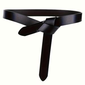 TEMU 우아한 조절 가능한 여성용 풀그레인 와이드 스트랩 보호 드레스 & 트렌치 코트 벨트, 허리 80cm/31.49인치까지 적합