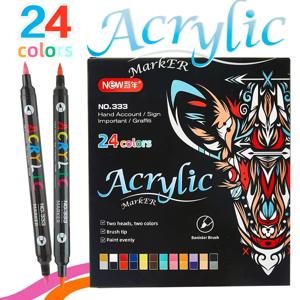 TEMU / 72색 아크릴 페인트 브러시 & 펜 이중팁 세트 - 전문가용 미술 도구, 돌화, 나무, 캔버스, 플라스틱, 금속에 적합 | DIY 공예,다양한 창의력 있는 프로젝트를 위한이상적인 점착 도구, 정밀한 작품, 다목적 그림 도구, 부드러운 점침 팁, 내구성 있는 플라스틱 브러시, 멀티퍼포즈 물감 붓, 취미 미술가 필수|아크릴물감