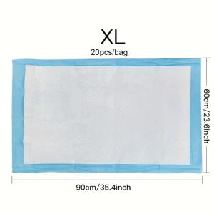 TEMU 20/40/50/100pcs 슈퍼 흡수력 강아지 및 고양이 일회용 디아퍼, 두꺼운 탈취제 강아지 애완동물 소변 패드, 화장실 훈련용|배변패드|패드