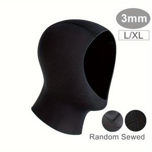 TEMU 1pc 3mm/5mm 네오프렌 다이빙 캡, 따뜻하고 내구성 있는 다이빙 모자, 서핑, 수상 스포츠에 적합|서핑모자