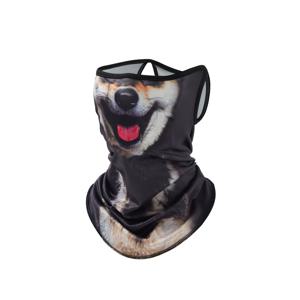 TEMU 3D 동물 고양이 디자인의 통기성 빠르게 건조되는 폴리에스터 풀 페이스 넥 프로텍터 선 쉴드