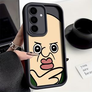 TEMU Yuzhihebang 갤럭시 S25 S24 S23 S22 S21 S20 FE 울트라 플러스 4G 5G 안티-폴 소프트 TPU 백 커버에 적합한 모바일 폰 케이스