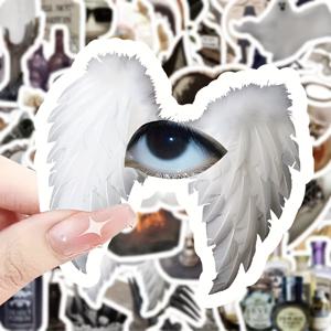 TEMU 2025년의 흥분! 60개 스티커, Cthulhu에 영감을 받은 DIY 공예와 스크랩북용 필수품, 이질적인 우주 공포를 방출하여 상상력을 펼쳐보세요!