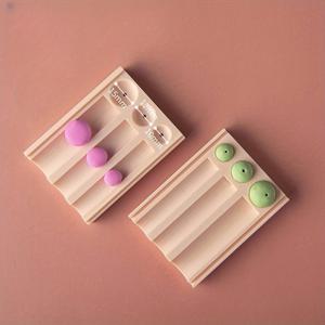 TEMU 새로운 소프트 폴리머 클레이 볼 메이커 몰드 - DIY 주얼리 만들기, 귀걸이, 목걸이용 구멍 펀처가 있는 라운드 비드 롤링 도구 - 공예용 완벽한 구형 셰이퍼 키트