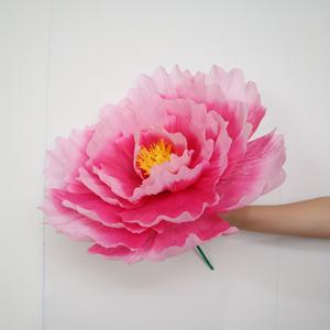 TEMU 리얼리스틱 대형 50cm 논웨븐 모란 꽃 - 피치 핑크, 화이트, 라벤더, 블루, 관리 불필요 인공 모란 부케 웨딩, 홈, 파티, 포토 배경용 - 내구성 있는 논웨븐 패브릭 플로럴 , 매달기 가능한 인공 꽃, 레이어드 페탈 디자인, 자연스러운 느낌의 천