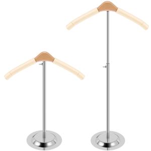 TEMU 1pc T 셔츠 디스플레이 스탠드, 40-70cm 높이 조절 가능한 어깨 스탠드, 셔츠 랙 유연한 안정적인 의류 코트 홀더 다용도 의류 디스플레이 랙, 의류 코트 스웨터 재킷을 위한 옷걸이, 홈 데코