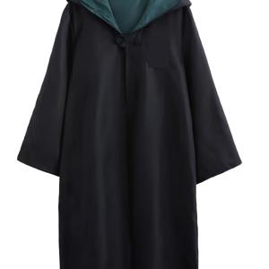 TEMU 1pc 할로윈 의상 후드 케이프 로브 망토 뱀파이어 마법사 마녀 악마 후드 케이프 성인을위한 중세 의상