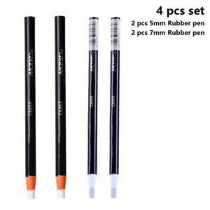 TEMU 4개/세트 5/7mm 종이 롤 지우개 펜 타입 종이 롤 풀 라인 고광택 고무 아트 스케치 디테일 닦기 및 사용 가능, 사무실&학교 문구 용품 | 개학 시즌 | 입구 선물