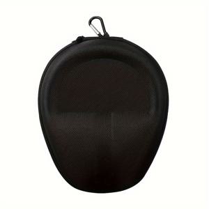 TEMU 튼튼한 EVA 하드 쉘 헤드폰 케이스, 안전 지퍼 잠금 & 메시 수납 공간 - Sony WH-1000Xm4, Audio-Technica ATH-M50X, Beats Studio 호환, 헤드폰 보관, 세련된 디자인, 견고한 구조, 헤드폰 보호대