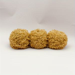 TEMU 3개 세트 퍼지 실 볼, 각 50g - DIY 뜨개질 & 크로셰 프로젝트용 부드러운 폴리에스테르 혼방, 모자와 스카프에 완벽