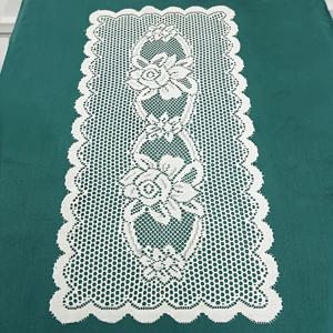 TEMU 우아한 레이스 테이블 러너, 100% 폴리에스테르, 사각형 짠 테이블 매트, 장식용 꽃무늬 디자인, 가정식사 장식용 내열성 컵 매트, 식탁 장식, 결혼식 장식, 가정 장식, 호텔/레스토랑/바/클럽 장식용 테이블 러너 (2.18m * 27.56cm)