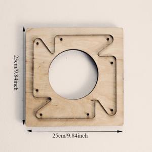 TEMU 정밀 절단 슬롯이 있는 목재 가죽 공예 몰드 - DIY 가죽 판, 칼, 벨트 제작용 - 가죽, 천, 종이에 호환 가능 - 초보자 및 전문가용 내구성 목재 구조, 가죽 공예 용품, 가죽 작업 도구, 가죽 프로젝트