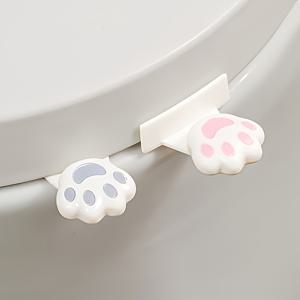 TEMU 2개 세트 고양이 발톱 변기 뚜껑 리프터 - 핸즈프리 시트 핸들, 욕실 & 호텔 및 홈오피스용