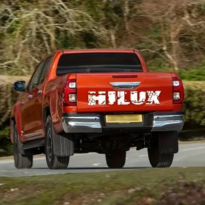 TEMU Hilux 스타일 후면 도어 스티커, 토요타 크라운 픽업트럭용 - 내구성 강한 방수 및 자외선 차단, 스포츠 데칼, 빈티지 