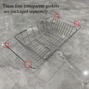 TEMU 1pc 리트렉터블 스테인레스 스틸 싱크 스트레이너 드레인 바스켓 - 텔레스코픽, 조절 가능 및 건조대 - 쉬운 주방 정리 솔루션, 싱크 드레인 바스켓