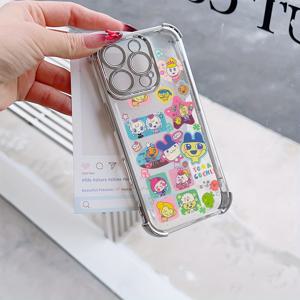 TEMU 귀여운 만화 애완동물 폰 케이스, Iphone 16, 15, 14, 13, 12, 11 Pro Max, X, XR, XS Max, 8, 7 Plus와 호환 가능, 드롭을 방지하기 위한 투명한 소프트 백을 특징으로 함