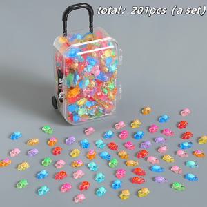 TEMU 파티 선물로 빛나는 미니 터틀 패널, 다양한 색상의 플랫 백 레진 장식, DIY 네일 아트, 스크랩북, 웨딩 이어링, 조각품 등 다양한 용도로 사용할 수 있는 201개 항목(200개 랜덤 미니 터틀 패널 + 1개 보관용 가방)