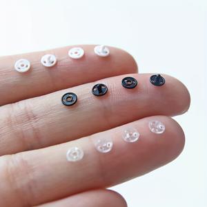 TEMU 30개 4mm/0.16인치 울트라- 플라스틱 스냅 - BJD 인형 옷, 미니어처 의류 및 공예용 혼합 흰색/검정/투명 작은 스냅 버튼 - 내구성 있고 안전한 고정, 스냅 단추 주얼리, 인형 의류 액세서리, 라운드 스냅 버튼