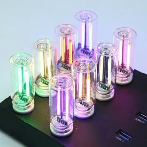 TEMU 4/7개입 다기능 터치 LED 조명 - USB 전원, 분위기 차량 및 침실 야간 램프, 파티, 프로젝트 & 선물용으로 완벽, 크리스마스 최고 선택, 추수감사절 완벽한 선물, 파티 조명, 장식 조명, 모던 조명, 스탠드 무드등, 데스크테리어, 스텐드 조명, 우주 무드등, 미니램프, 전등