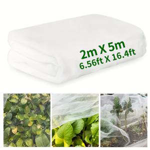 TEMU 1개 고강도 초미세 HDPE 정원 그물, 채소·과일·꽃 보호용 메쉬 커버, 온실 행보 덮개, 상쾌한 화단 배리어 스크린