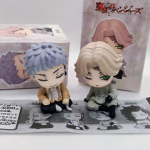 TEMU 2pcs PVC Tokyo Anime Character Figurines - 색상, 세부적인 아티클레이션 포즈 및 날씨에 내성을 가진 디자인으로 집 장식, 애니메 팬 선물, 애니메 피규어, 팬 소품, 액션 패키드 디자인, 튼튼한 구조