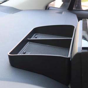 TEMU 자동차 대시보드 수납 트레이 - 내구성 플라스틱 콘솔 포켓, 미끄럼 방지 고무 매트 포함, TOYOTA 코롤라 크로스용 범용 핀, 동전·열쇠·휴대폰 보관용, 인테리어 액세서리