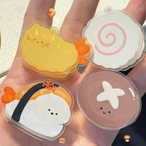 TEMU 4개 일본식 음식 테마 스티키 노트 클립 - 귀여운 스시, 라면, 커리, 벤토 - 파스텔 컬러 (베이지, 브라운, 블랙, 화이트) - 사무실, 학교, 가정용, 일본 레스토랑 장식 - 내구성 있는 PP 소재 - 일본 음식 애호가를 위한 완벽한 선물, 학용품, 재미있는 디자인, 고품질 공예, 사무용품, 스타일리시 문구류, 다기능 홀더, 문구 수집가