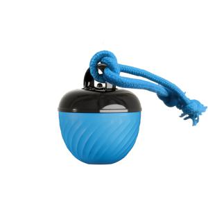 TEMU 1개 인터랙티브 스마트 강아지 공 장난감, 스포츠 내구성 강아지 공, USB 충전, 꼬리 로프 모바일 공 및 조명 기능, 실내 애완동물 롤링 게임, 소/중형견에 적합, 지루함 해소 및 씹기 흥미 자극