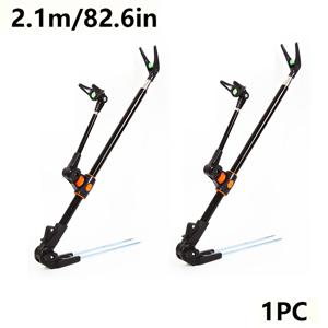 TEMU 스테인리스 스틸 낚시대 스탠드] 조절 가능한 스테인리스 스틸 헤비듀티 낚시대 스탠드 - 휴대용 지면 홀더